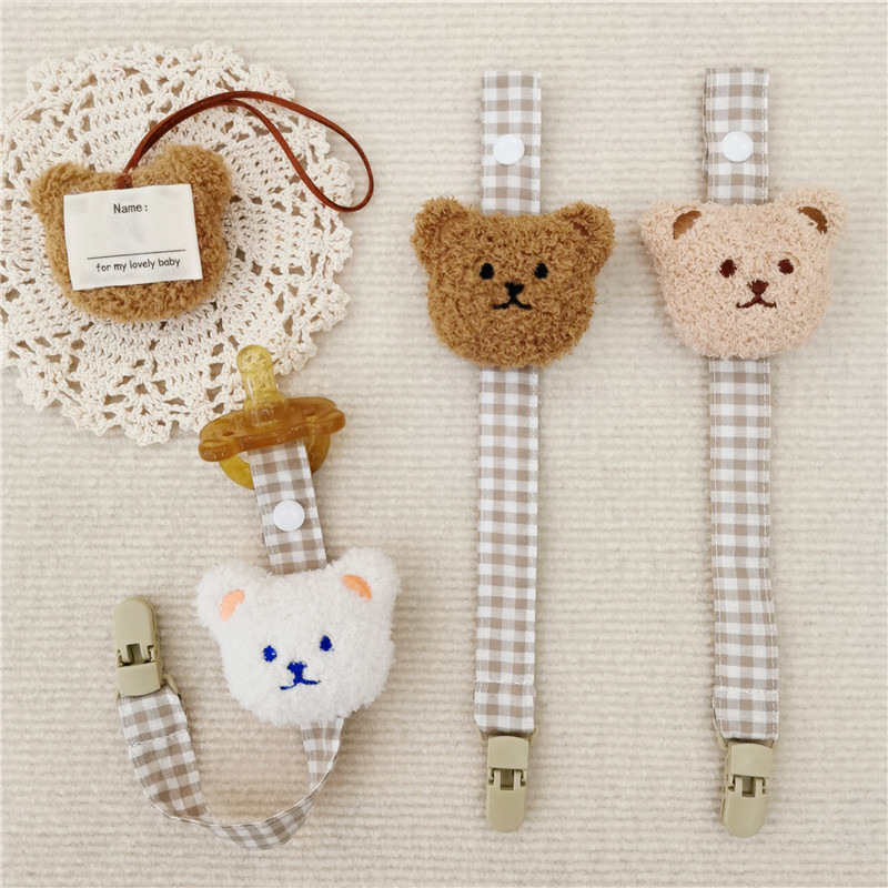 Zwitsal Baby Products - Bonito urso bebê chupeta clipe corrente