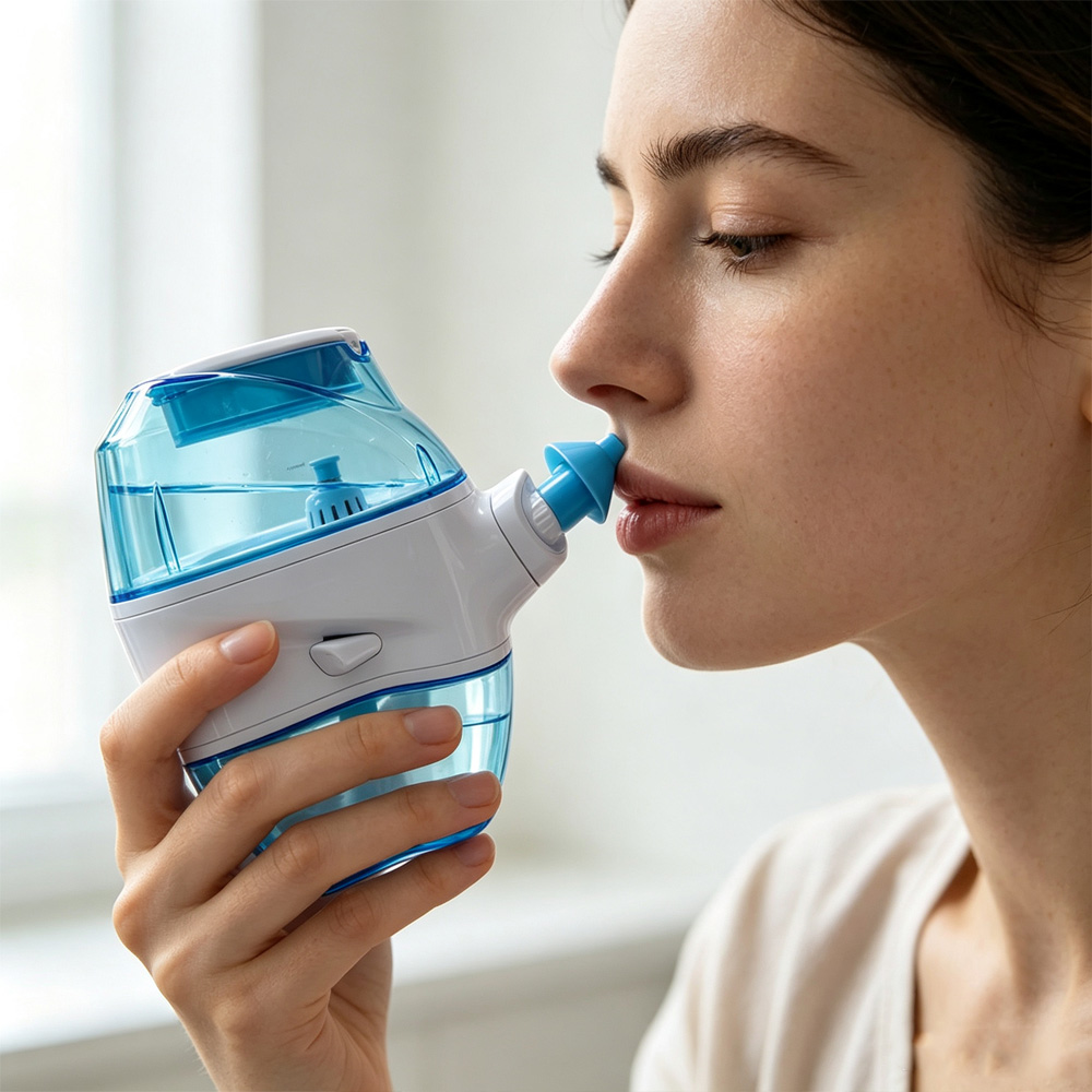 Nasal Aspirator - Limpador Nasal Elétrico Recarregável, Irrigador Nasal,